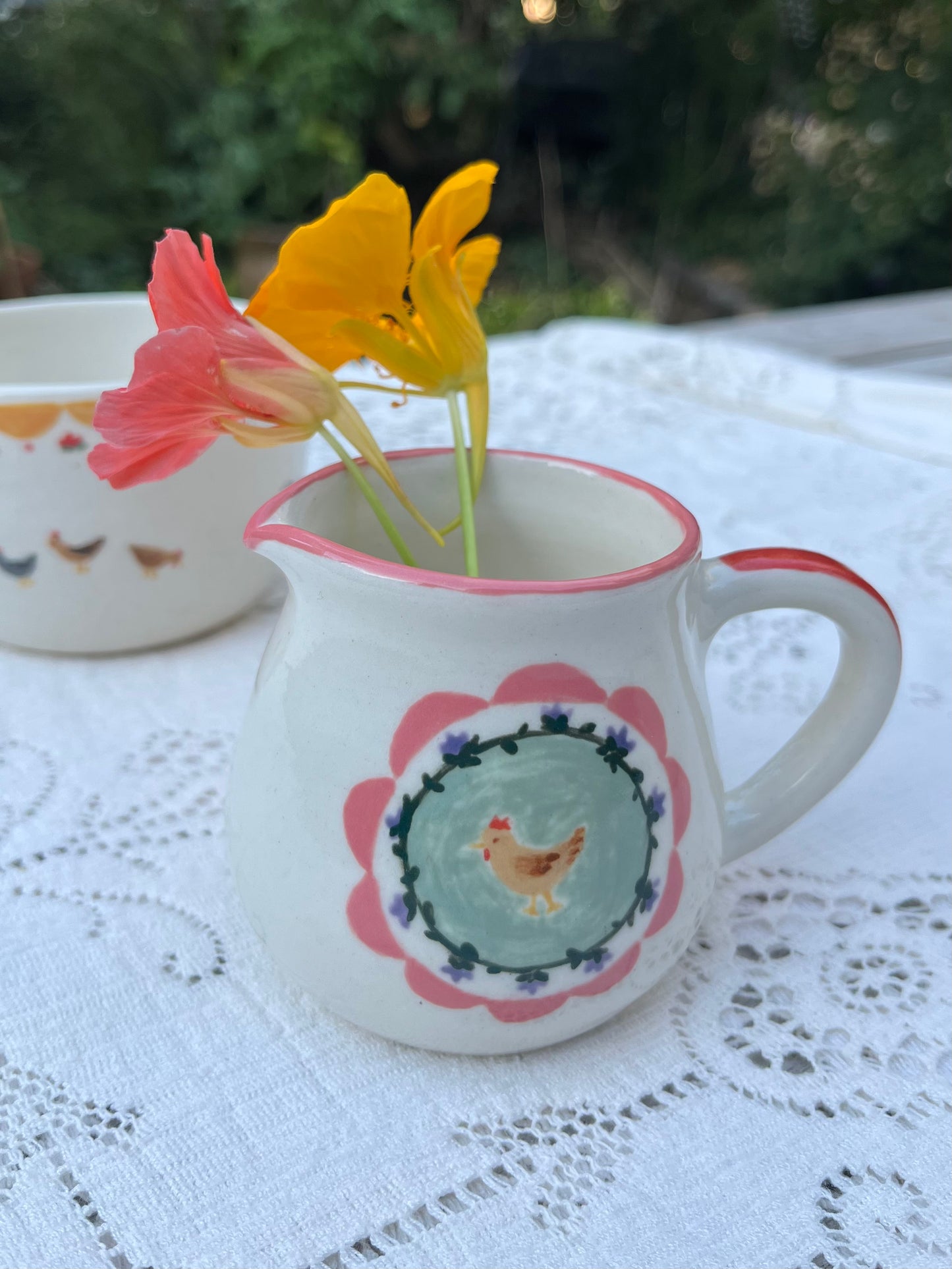 small cream pitcher