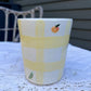 yellow gingham tumbler