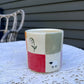 checkered farm mug