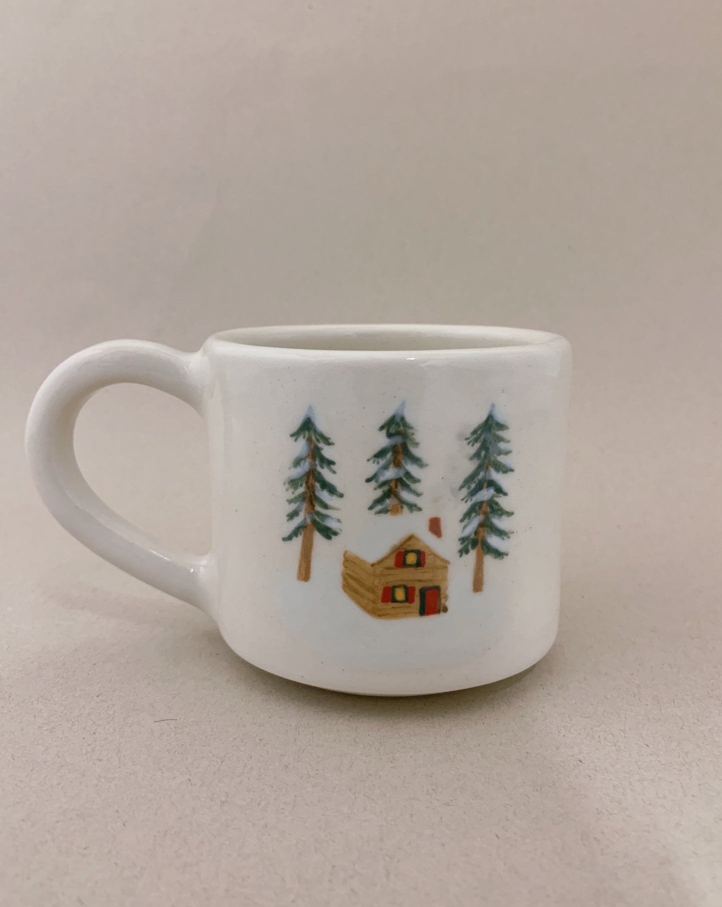 log cabin mug
